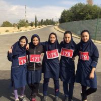 شرکت دانش اموزان متوسطه1 قیاس در مسابقه دو صحرانوردی